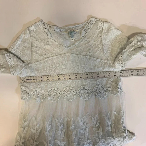 Sundance Women's Dreamscape Lace Floral Sheer Embroidered Boho Romantic Size S‎ - Picture 9 of 11